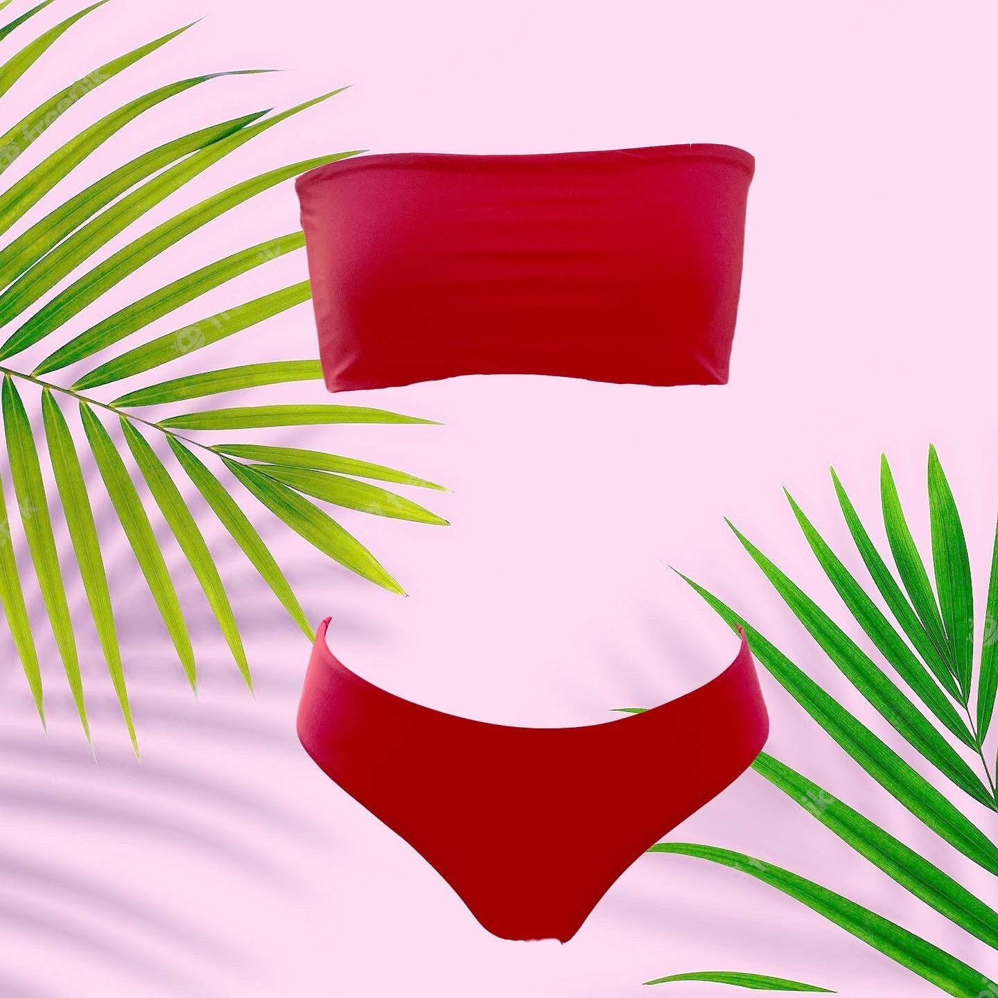 Bikini reversible 2 pieces set two pieces reversible pink leopard red twisted bra 2 colors bikini swimsuit swimwear constantly amazed made in lebanon aquamazeswimwear