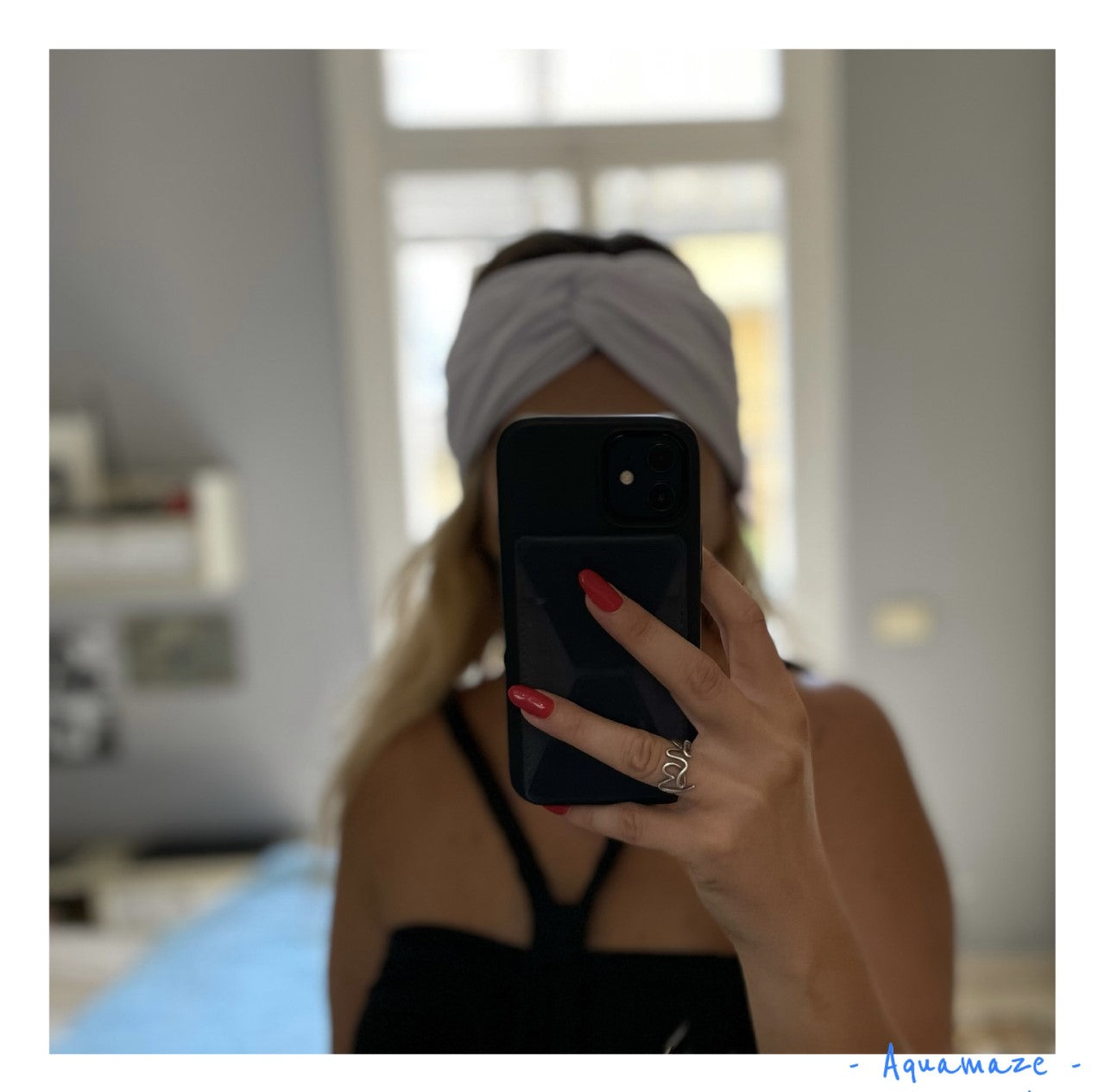 Head band white beach accessories bandeau accessoire de plage salacia constantly amazed made in lebanon aquamazeswimwear