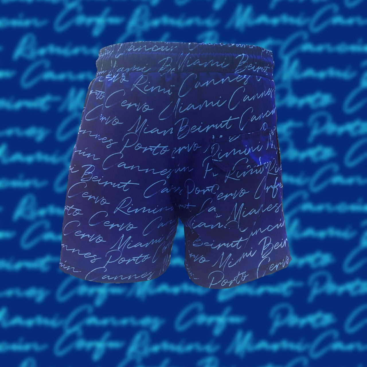 swim shorts men constantly amazed made in lebanon classic swimwear blue cities