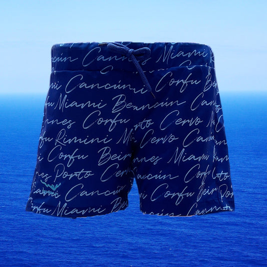 swim shorts men constantly amazed made in lebanon classic swimwear blue cities