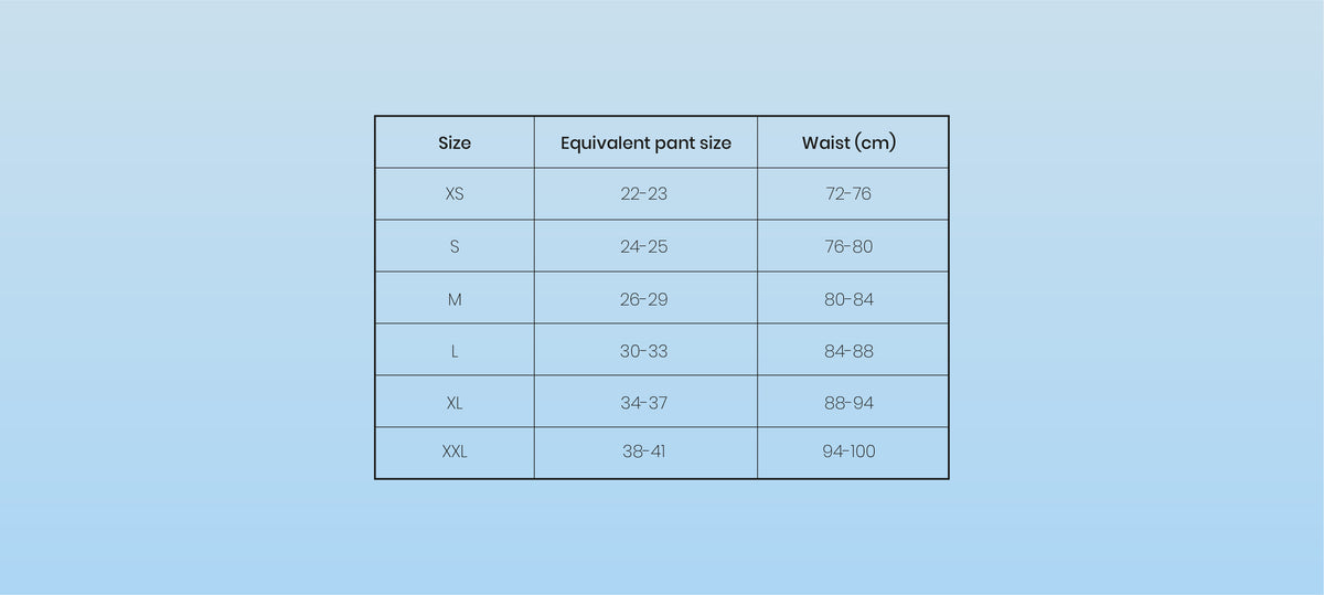 Sizing Information aquamazeswimwear