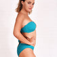 bikini luxury  2 pieces set twisted bra swimsuit swimwear bleu d’orient coral pink gold constantly amazed made in lebanon aquamazeswimwear  