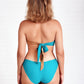 bikini luxury  2 pieces set twisted bra swimsuit swimwear bleu d’orient coral pink gold constantly amazed made in lebanon aquamazeswimwear  