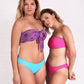 Fushia pink top bikini Bandeau  fushia swimwear fushia pink swimsuit fushia pink constantly amazed made in lebanon aquamazeswimwear  